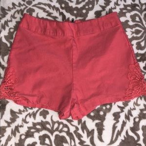 adorable peach shorts